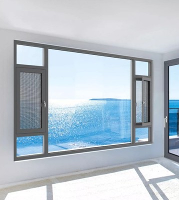 80断桥窗纱一体