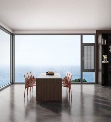 80非断桥窗纱一体