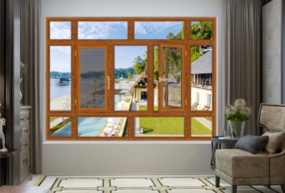 95断桥窗纱一体